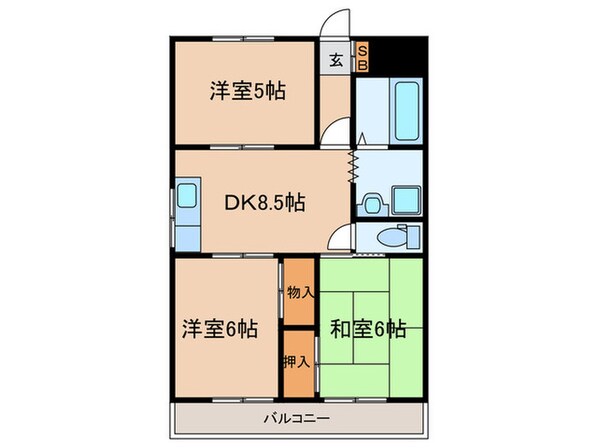 リエス成増の物件間取画像